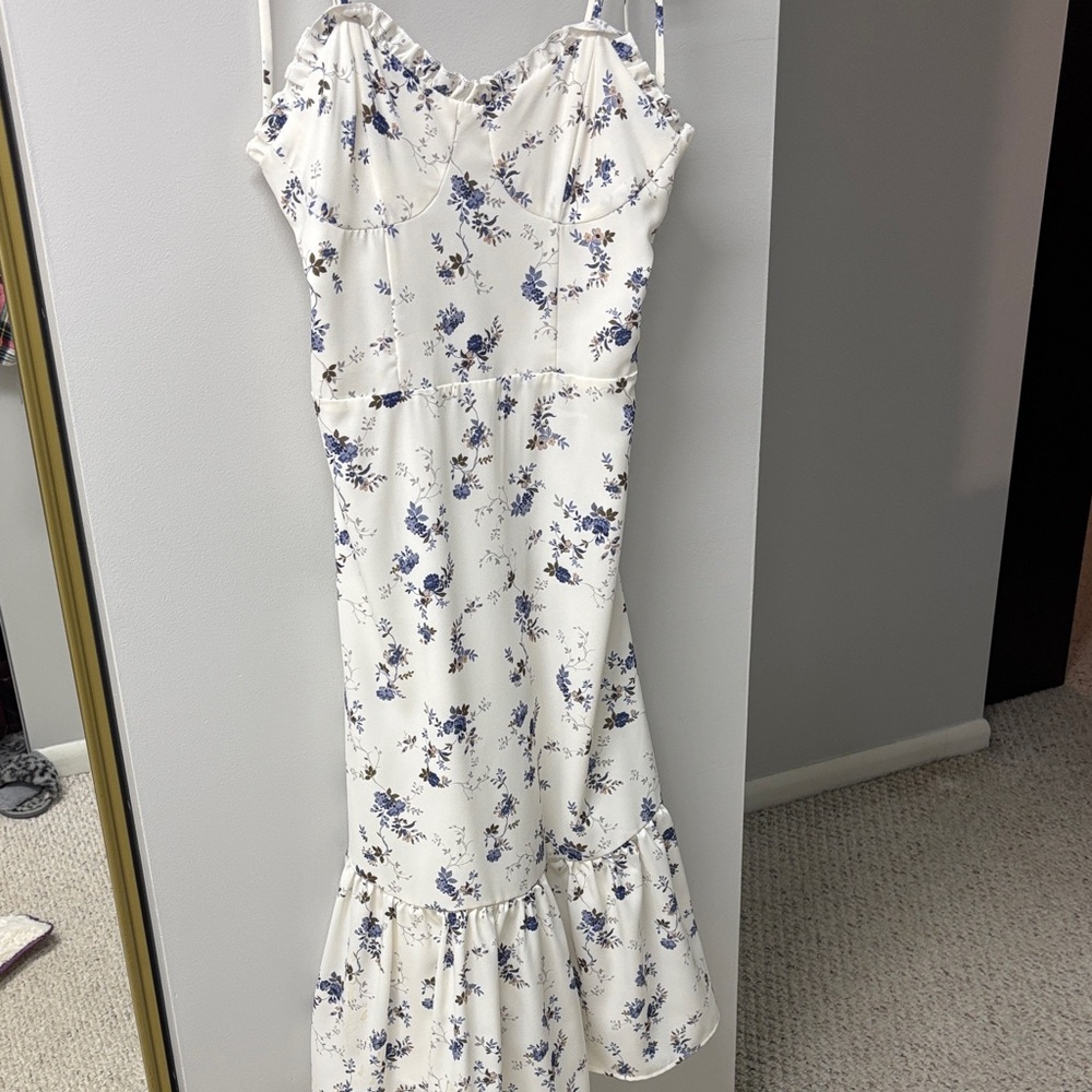 Cupshe Floral midi dress
